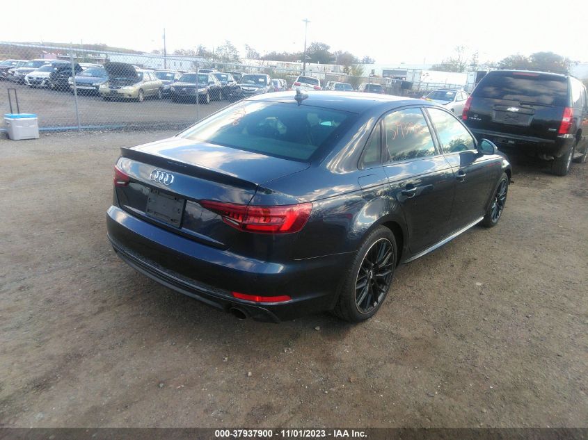 2018 Audi A4 Premium Plus VIN: WAUENAF41JA210607 Lot: 37937900