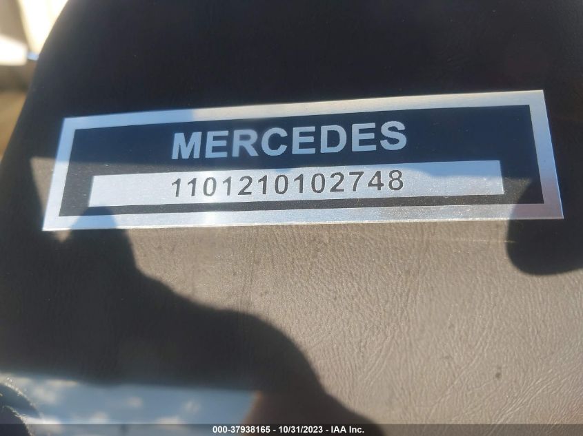 1963 Mercedes Benz Other VIN: 1101210102748 Lot: 37938165