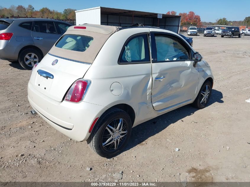 2012 Fiat 500C Pop VIN: 3C3CFFDR3CT330203 Lot: 37938229