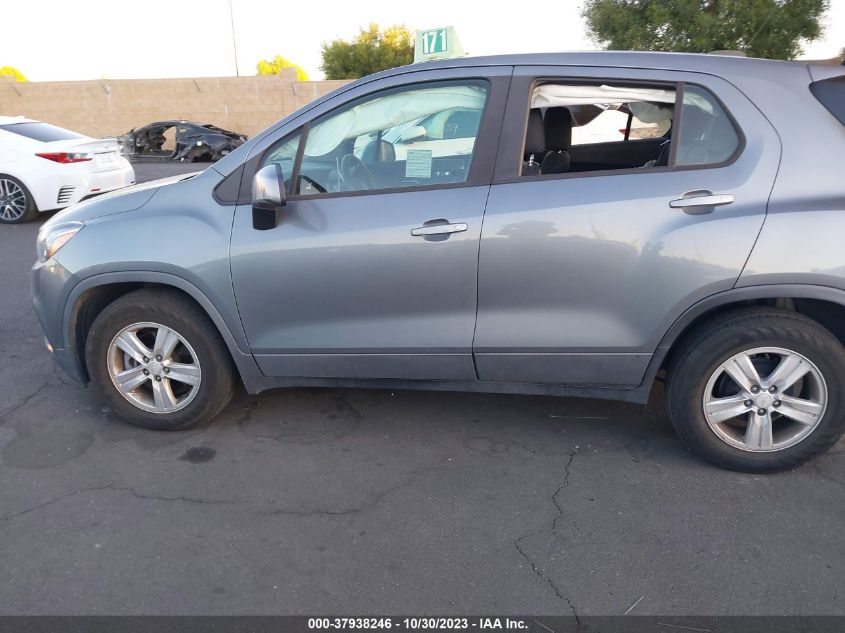 2020 Chevrolet Trax Ls VIN: 3GNCJKSB2LL276814 Lot: 37938246