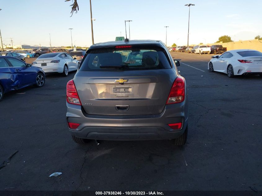 2020 Chevrolet Trax Ls VIN: 3GNCJKSB2LL276814 Lot: 37938246