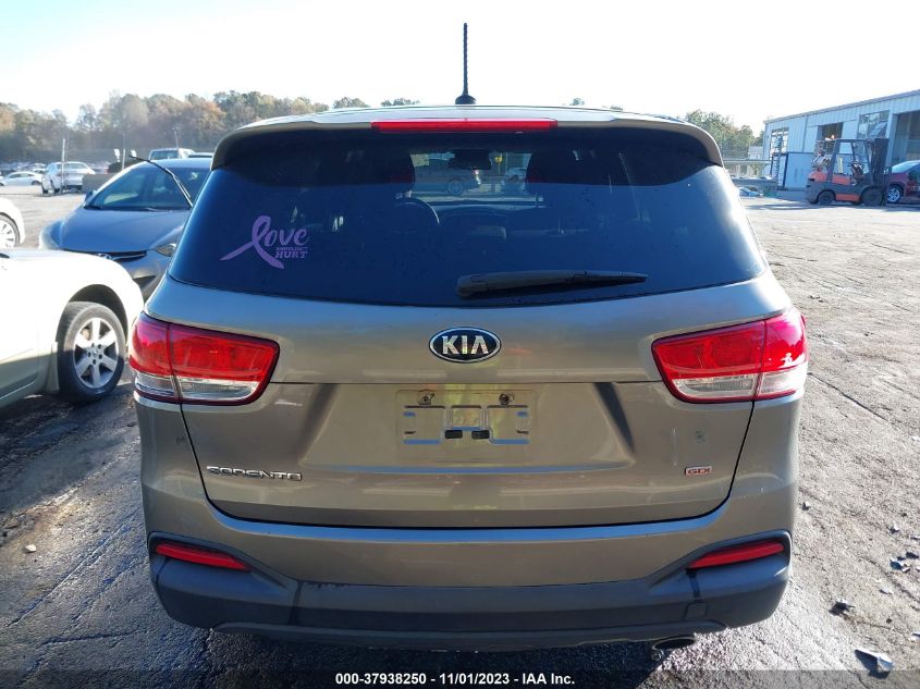 2016 Kia Sorento L VIN: 5XYPG4A33GG013064 Lot: 37938250