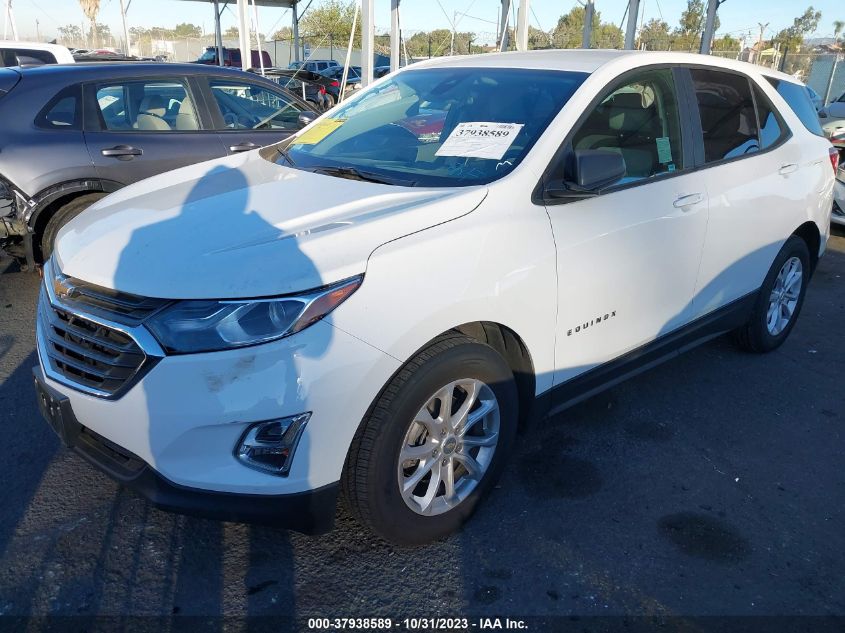 2021 Chevrolet Equinox Ls VIN: 3GNAXHEV4MS106380 Lot: 37938589