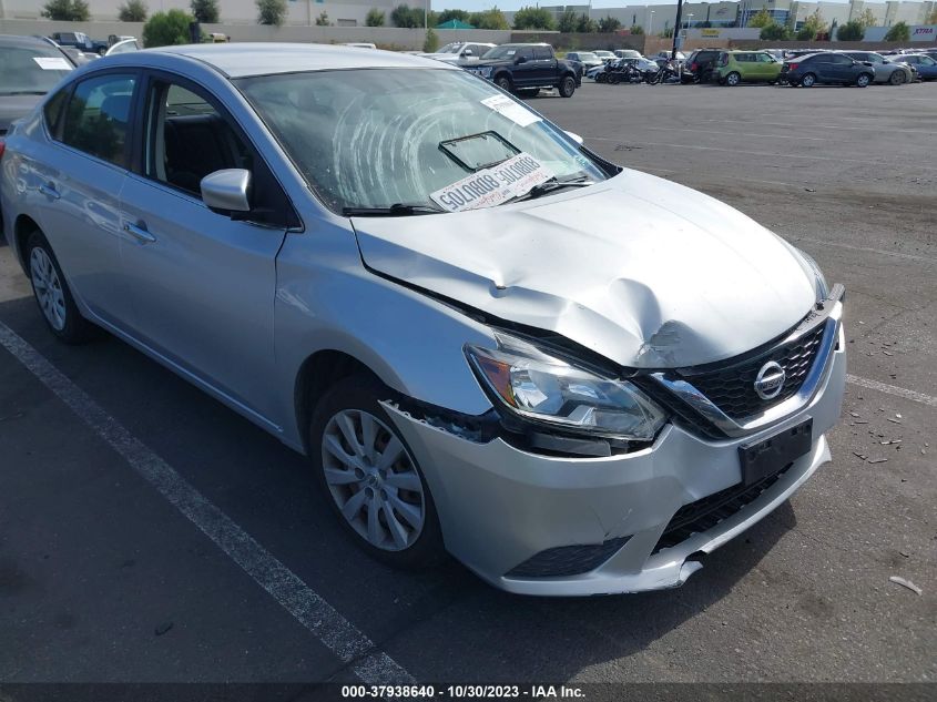 2016 Nissan Sentra Sr/Sl/S/Sv/Fe+ S VIN: 3N1AB7AP6GY240689 Lot: 37938640