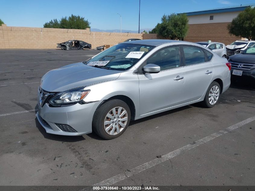 2016 Nissan Sentra Sr/Sl/S/Sv/Fe+ S VIN: 3N1AB7AP6GY240689 Lot: 37938640