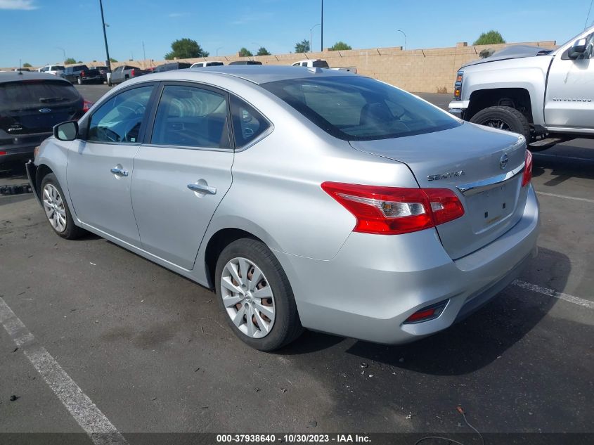 2016 Nissan Sentra Sr/Sl/S/Sv/Fe+ S VIN: 3N1AB7AP6GY240689 Lot: 37938640