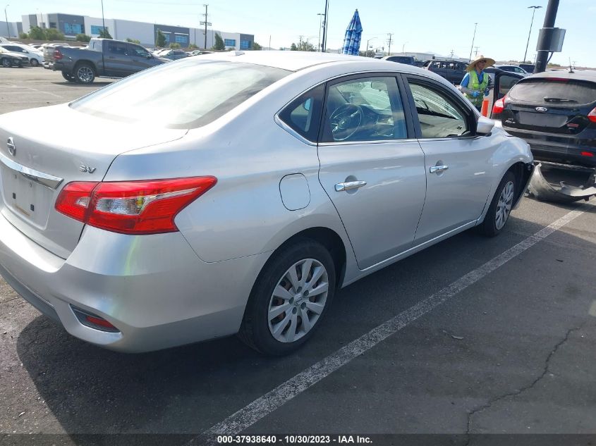 2016 Nissan Sentra Sr/Sl/S/Sv/Fe+ S VIN: 3N1AB7AP6GY240689 Lot: 37938640