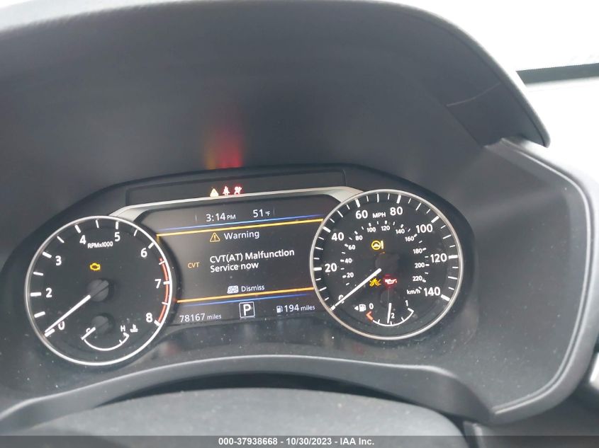 2020 Nissan Altima S Fwd VIN: 1N4BL4BV3LC193818 Lot: 37938668