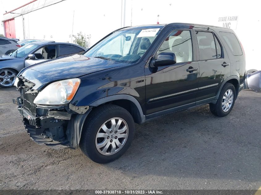 2006 Honda Cr-V Se VIN: JHLRD78956C052385 Lot: 37938718