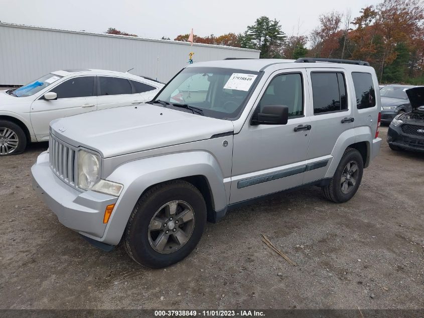 2008 Jeep Liberty Sport VIN: 1J8GN28K38W199614 Lot: 37938849