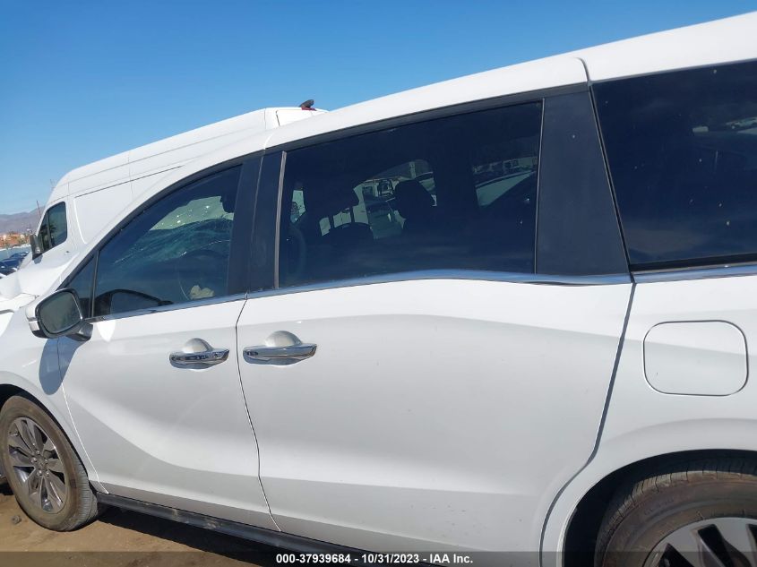 2022 Honda Odyssey Ex-L VIN: 5FNRL6H75NB049433 Lot: 37939684