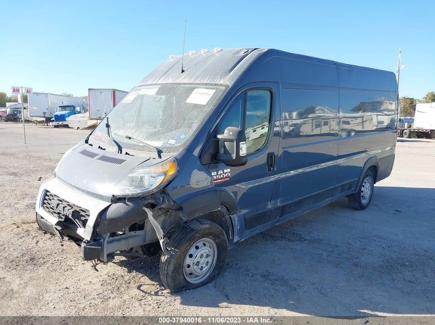 2021 Ram Promaster 3500 Cargo Van High Roof 159" Wb Ext VIN: 3C6MRVJG1ME535861 Lot: 37940016
