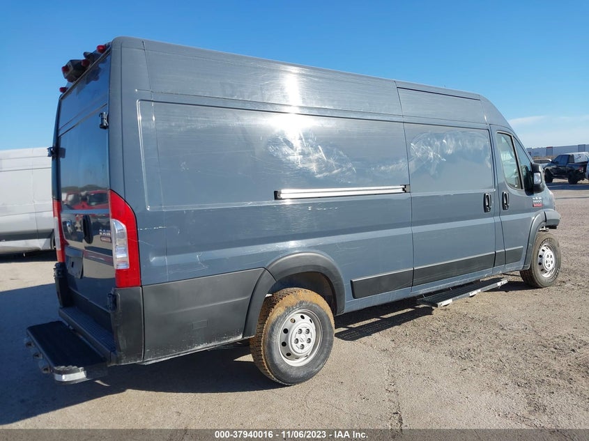 2021 Ram Promaster 3500 Cargo Van High Roof 159" Wb Ext VIN: 3C6MRVJG1ME535861 Lot: 37940016
