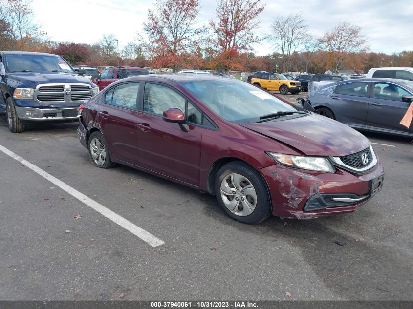 2013 Honda Civic Lx VIN: 19XFB2F58DE219613 Lot: 37940061