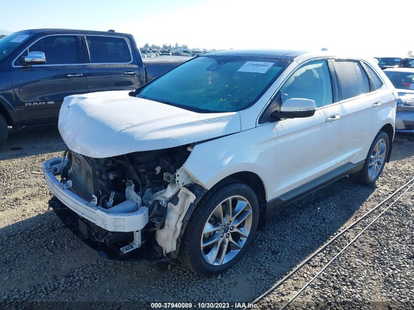 2018 Ford Edge Titanium VIN: 2FMPK4K86JBC52172 Lot: 37940089