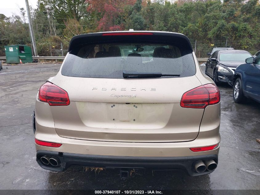 2016 Porsche Cayenne S VIN: WP1AB2A22GLA97025 Lot: 37940107