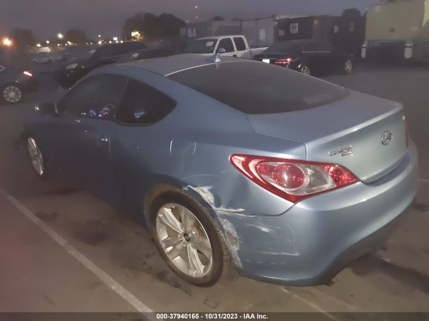 2010 Hyundai Genesis Coupe Premium VIN: KMHHT6KD8AU040278 Lot: 37940165