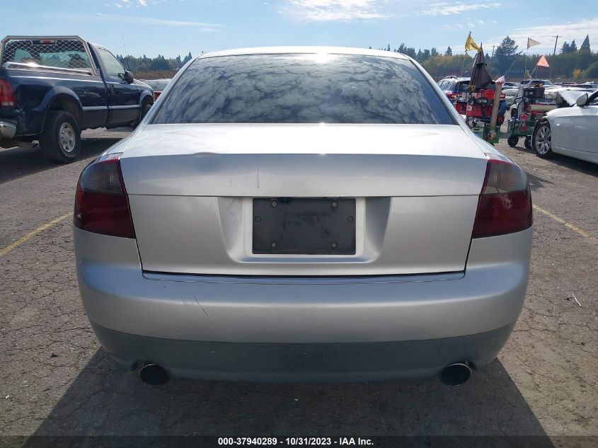 2002 Audi A4 1.8T VIN: WAULC68E02A169050 Lot: 37940289