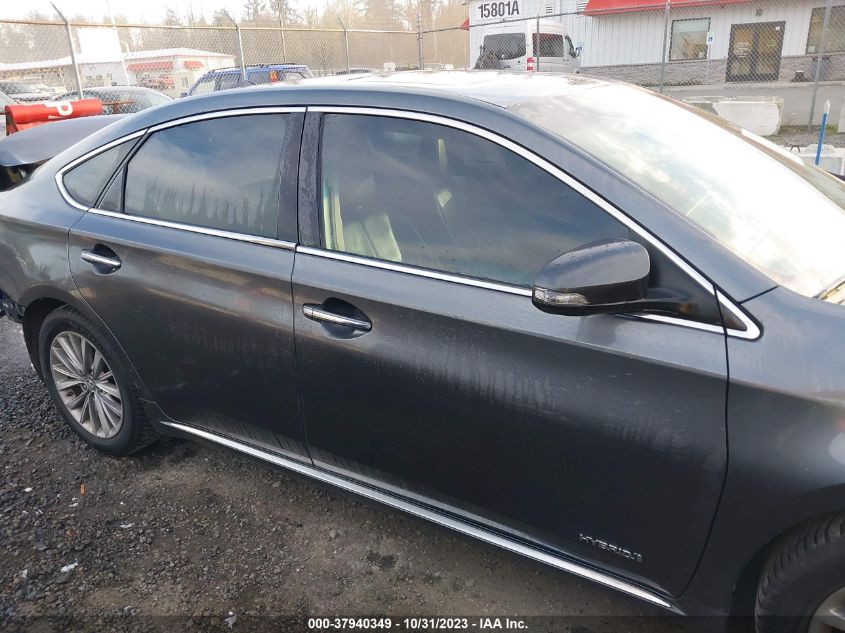 2016 Toyota Avalon Hybrid Xle Premium/Limited VIN: 4T1BD1EB8GU056201 Lot: 37940349