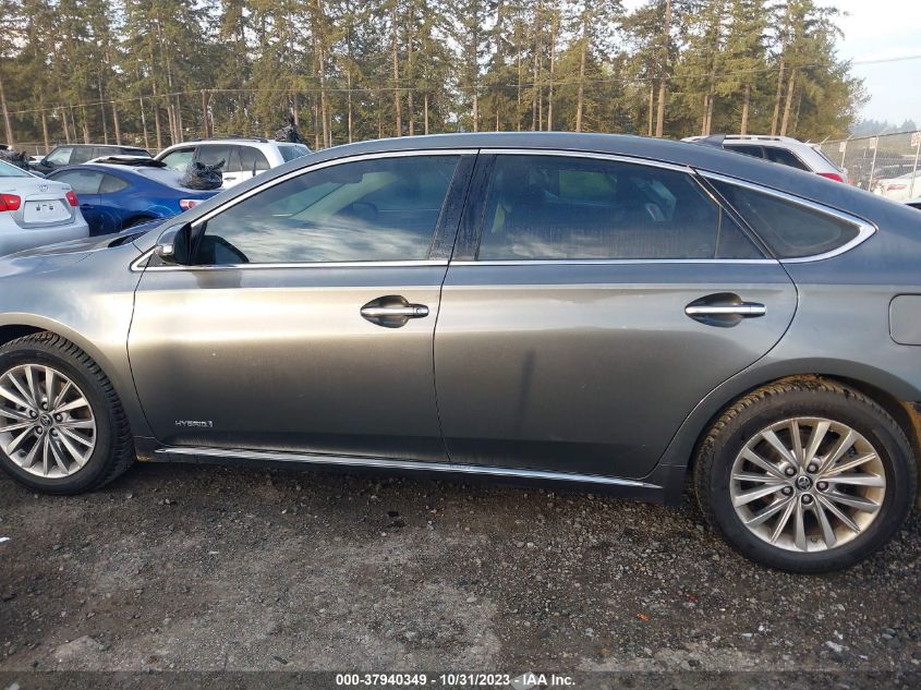 2016 Toyota Avalon Hybrid Xle Premium/Limited VIN: 4T1BD1EB8GU056201 Lot: 37940349