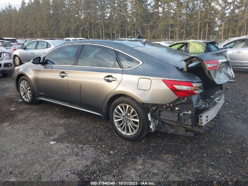 2016 Toyota Avalon Hybrid Xle Premium/Limited VIN: 4T1BD1EB8GU056201 Lot: 37940349