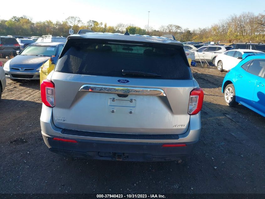 2021 Ford Explorer Xlt VIN: 1FMSK8DH3MGA55617 Lot: 37940423