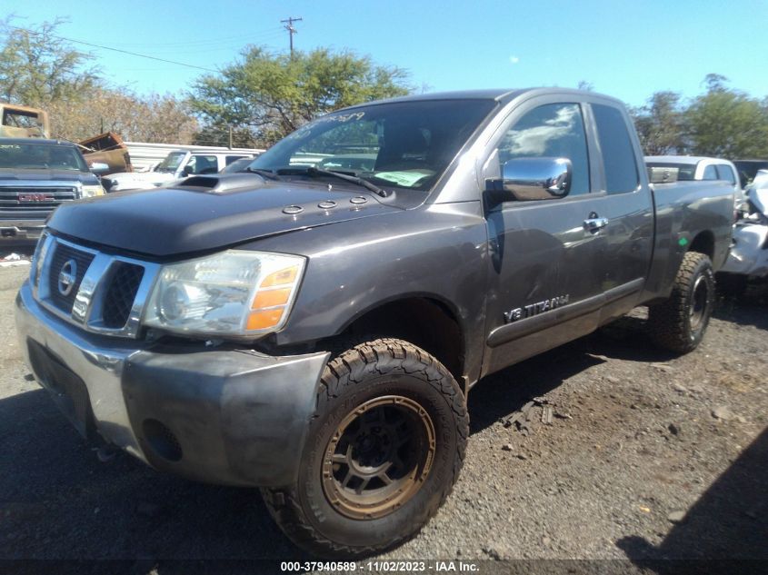 2005 Nissan Titan Se VIN: 1N6AA06B25N516622 Lot: 37940589