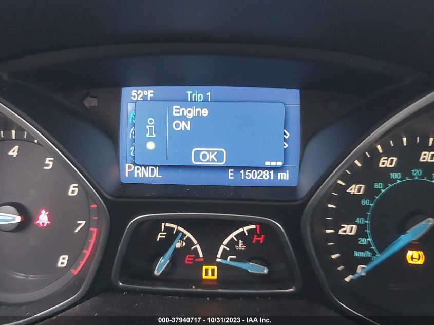 2014 Ford Focus Se VIN: 1FADP3K20EL150358 Lot: 37940717