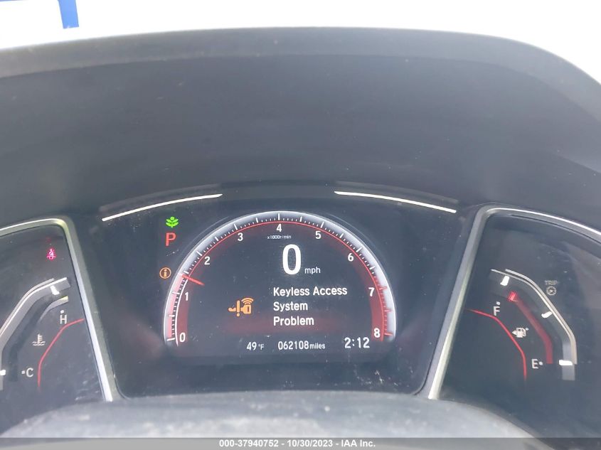 2020 Honda Civic Sedan Sport VIN: 2HGFC2F83LH536906 Lot: 37940752