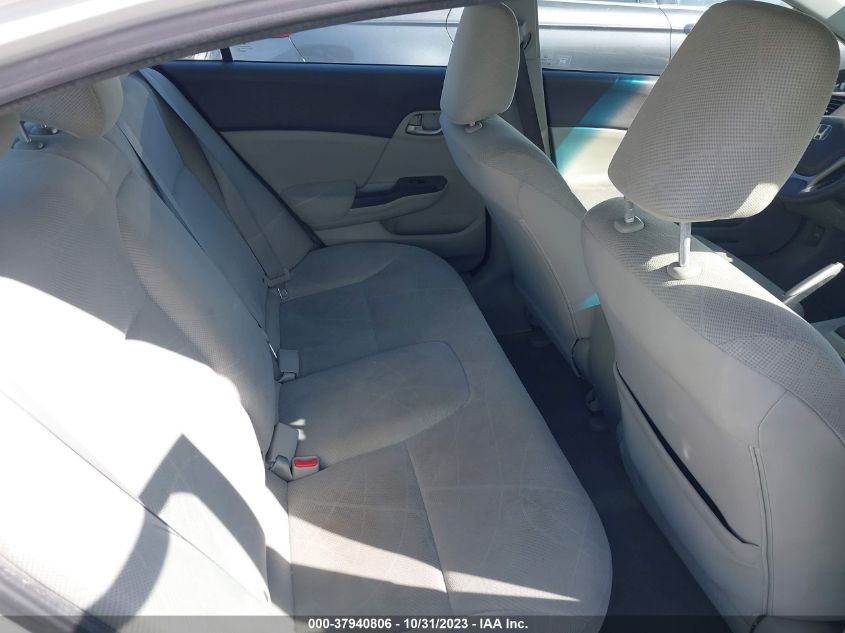 2012 Honda Civic Sdn Lx VIN: 19XFB2F5XCE370595 Lot: 37940806