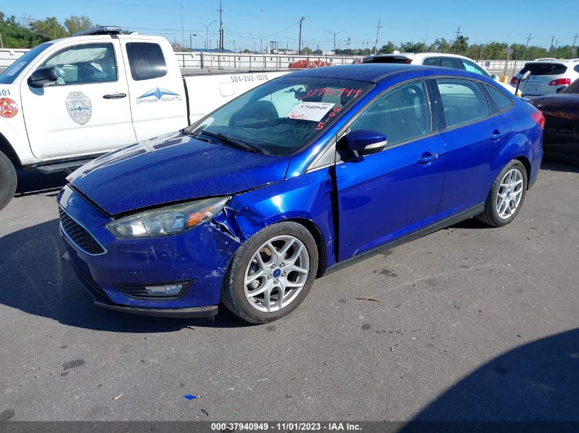 2015 Ford Focus Se VIN: 1FADP3F2XFL357044 Lot: 37940949