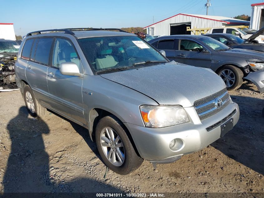 2006 Toyota Highlander Hybrid Limited V6 VIN: JTEEW21A060027999 Lot: 40515373