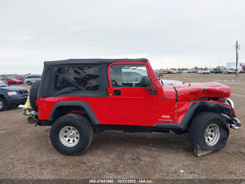 2004 Jeep Wrangler Unlimited VIN: 1J4FA49S34P766573 Lot: 37941060