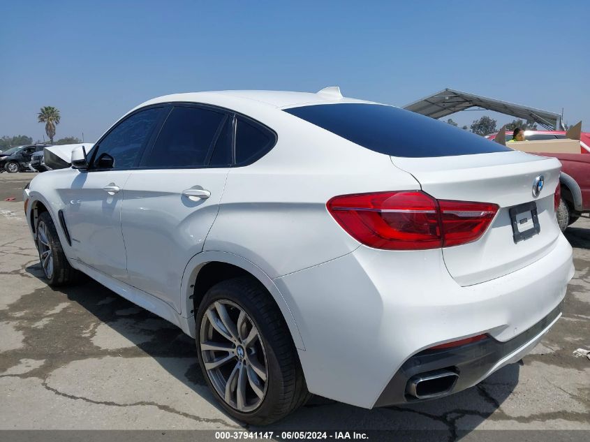 2016 BMW X6 Sdrive35I VIN: 5UXKU0C55G0F92317 Lot: 37941147