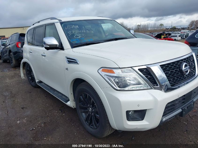 2019 Nissan Armada Platinum VIN: JN8AY2NE8K9757454 Lot: 37941190