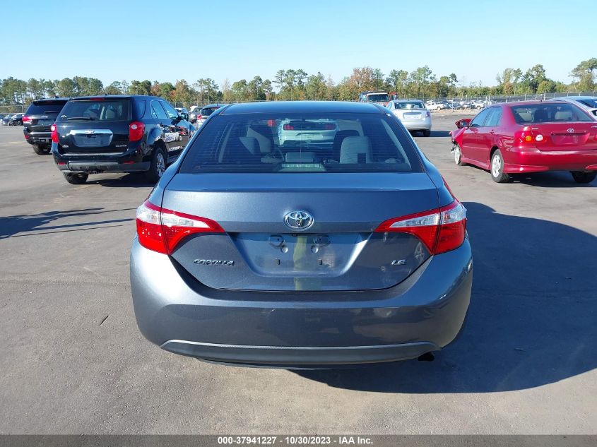 2015 Toyota Corolla L/Le/S/S Plus/Le Plus VIN: 2T1BURHE4FC475716 Lot: 37941227