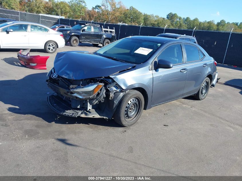 2015 Toyota Corolla L/Le/S/S Plus/Le Plus VIN: 2T1BURHE4FC475716 Lot: 37941227