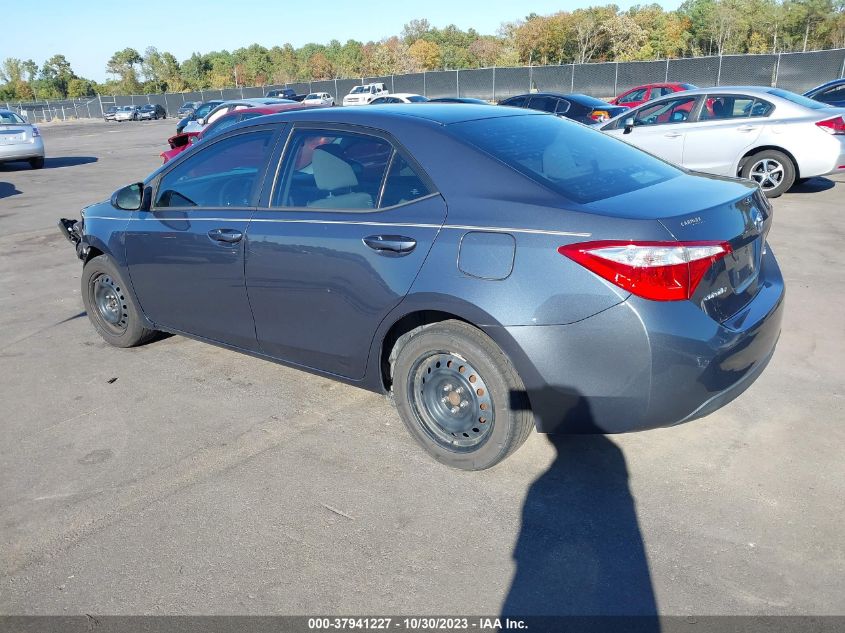 2015 Toyota Corolla L/Le/S/S Plus/Le Plus VIN: 2T1BURHE4FC475716 Lot: 37941227