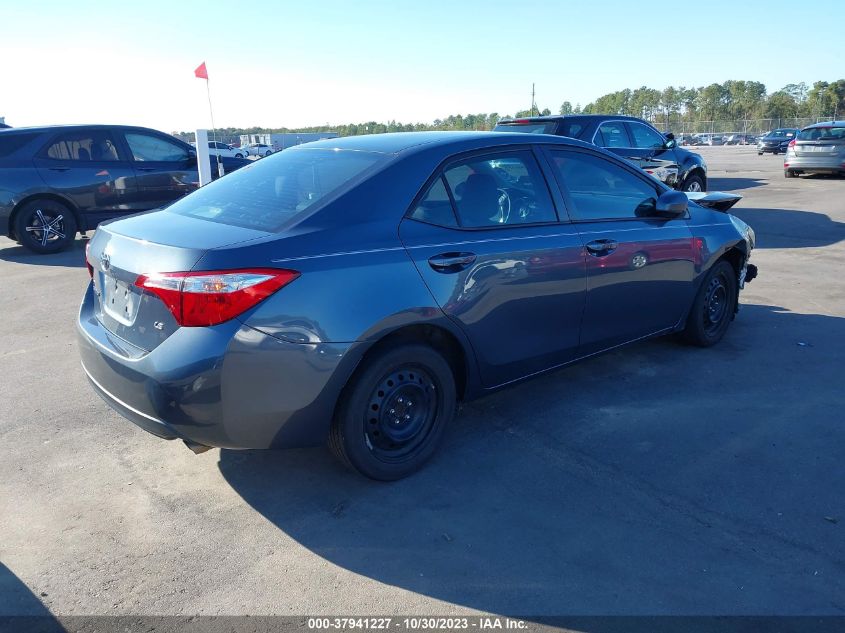 2015 Toyota Corolla L/Le/S/S Plus/Le Plus VIN: 2T1BURHE4FC475716 Lot: 37941227