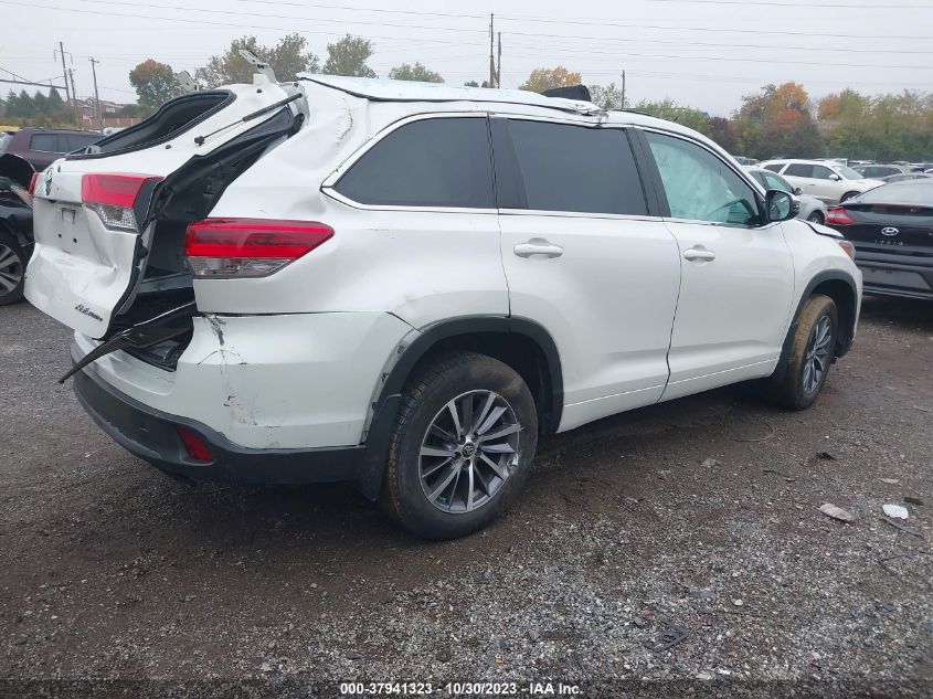 2018 Toyota Highlander Se/Xle VIN: 5TDJZRFH3JS559553 Lot: 37941323