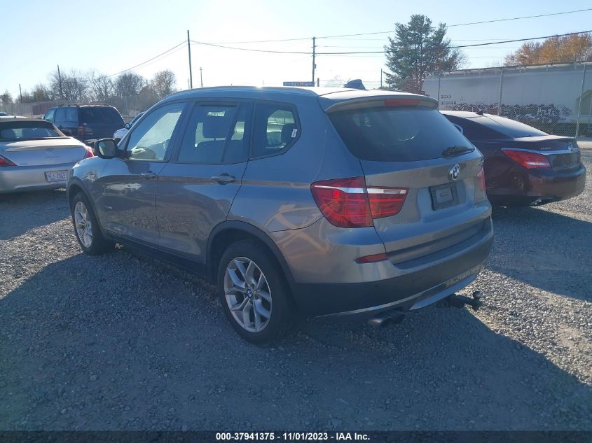 2013 BMW X3 xDrive28I VIN: 5UXWX9C54D0A31230 Lot: 37941375