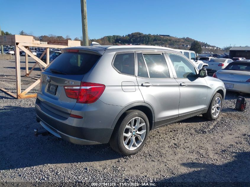 2013 BMW X3 xDrive28I VIN: 5UXWX9C54D0A31230 Lot: 37941375