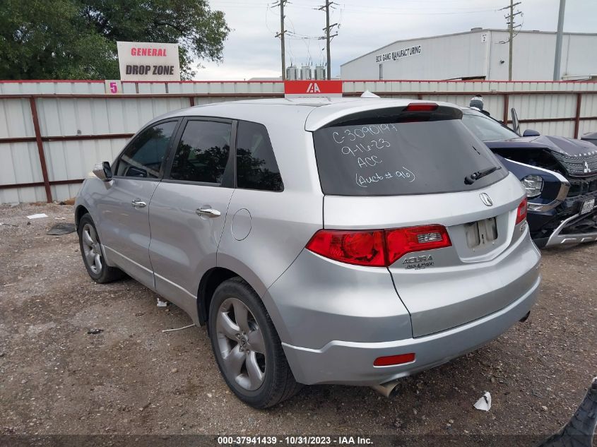 2007 Acura Rdx Tech Pkg VIN: 5J8TB18567A005948 Lot: 37941439