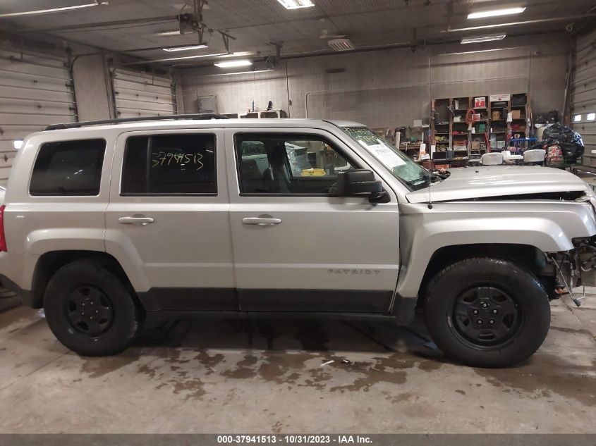 2014 Jeep Patriot Sport VIN: 1C4NJPBA9ED589308 Lot: 37941513