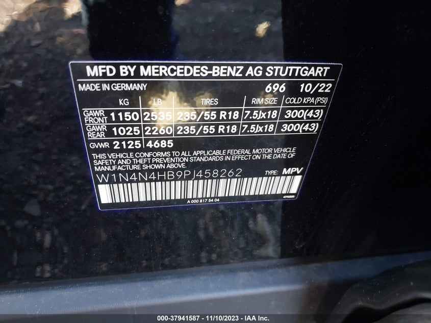 2023 MERCEDES-BENZ GLA 250 - W1N4N4HB9PJ458262