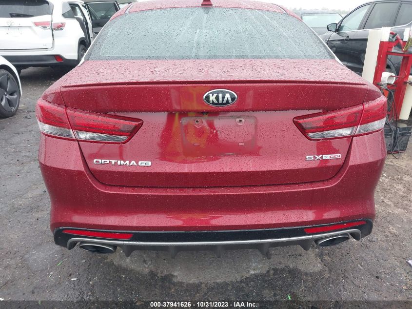 2016 Kia Optima Sx Turbo VIN: 5XXGW4L22GG012922 Lot: 37941626