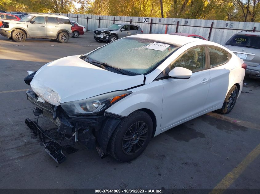 2016 Hyundai Elantra Se VIN: 5NPDH4AE6GH674369 Lot: 37941969