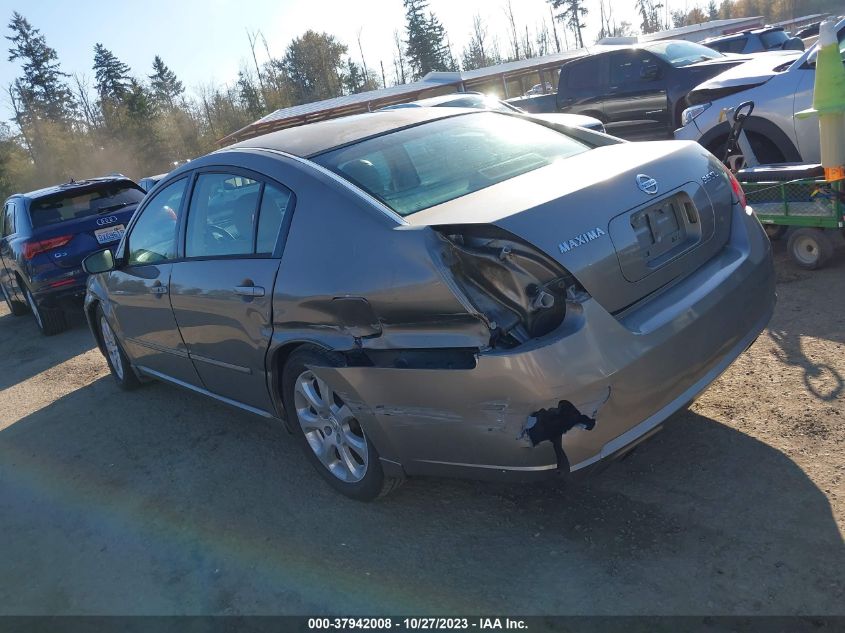 2007 Nissan Maxima 3.5 Sl VIN: 1N4BA41E37C844071 Lot: 37942008