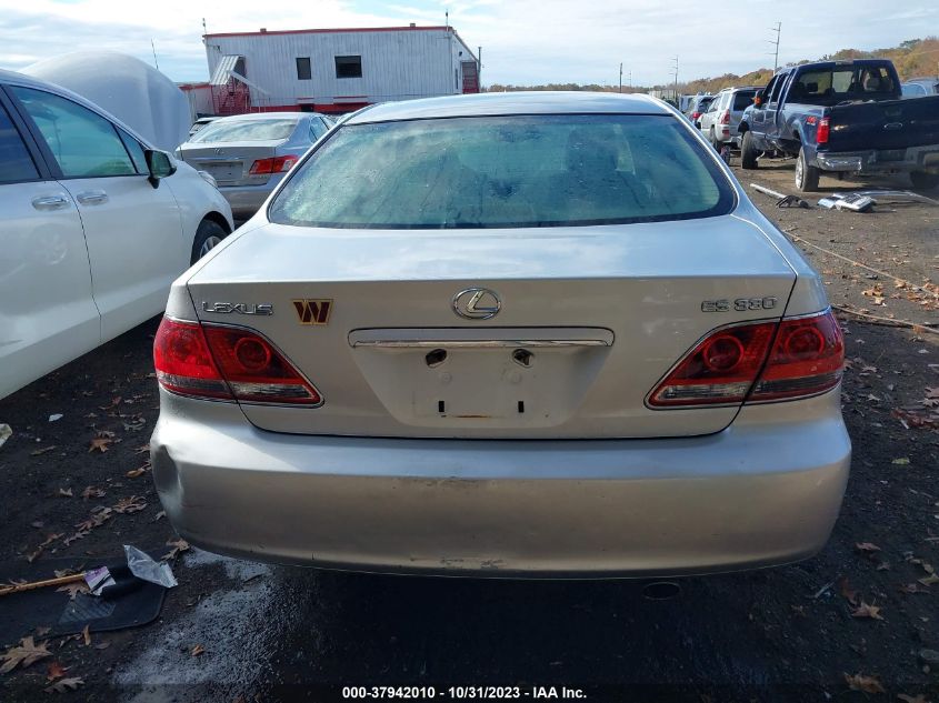 2005 Lexus Es 330 VIN: JTHBA30G655089313 Lot: 37942010