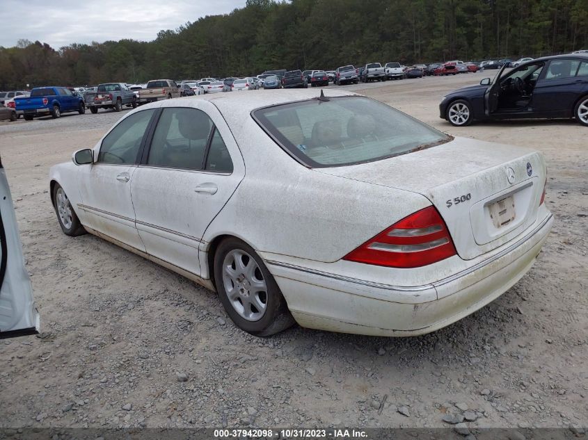 2000 Mercedes-Benz S-Class VIN: WDBNG75J7YA063855 Lot: 37942098